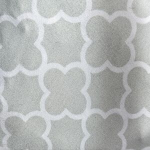 Gray Patterned King Duvet Cover
